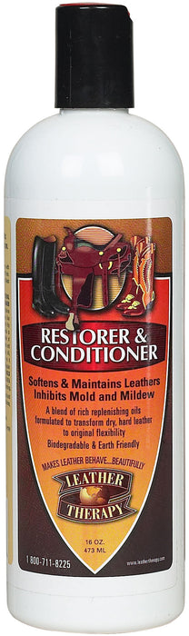 Leather Therapy Restorer & Conditioner - Leather Therapy Restorer & Conditioner, 8 oz -DISCONTINUED  