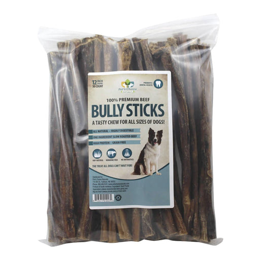 12' Premium Bully Sticks - Jeffers - Dog Supplies > Dog Treats > Bully Sticks