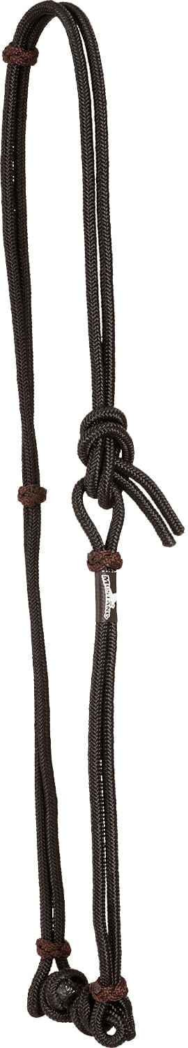 Mustang Nylon Rope Headstall - Black  