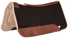 Mustang Canvas and Wool Kidney Saddle Pad - Black  