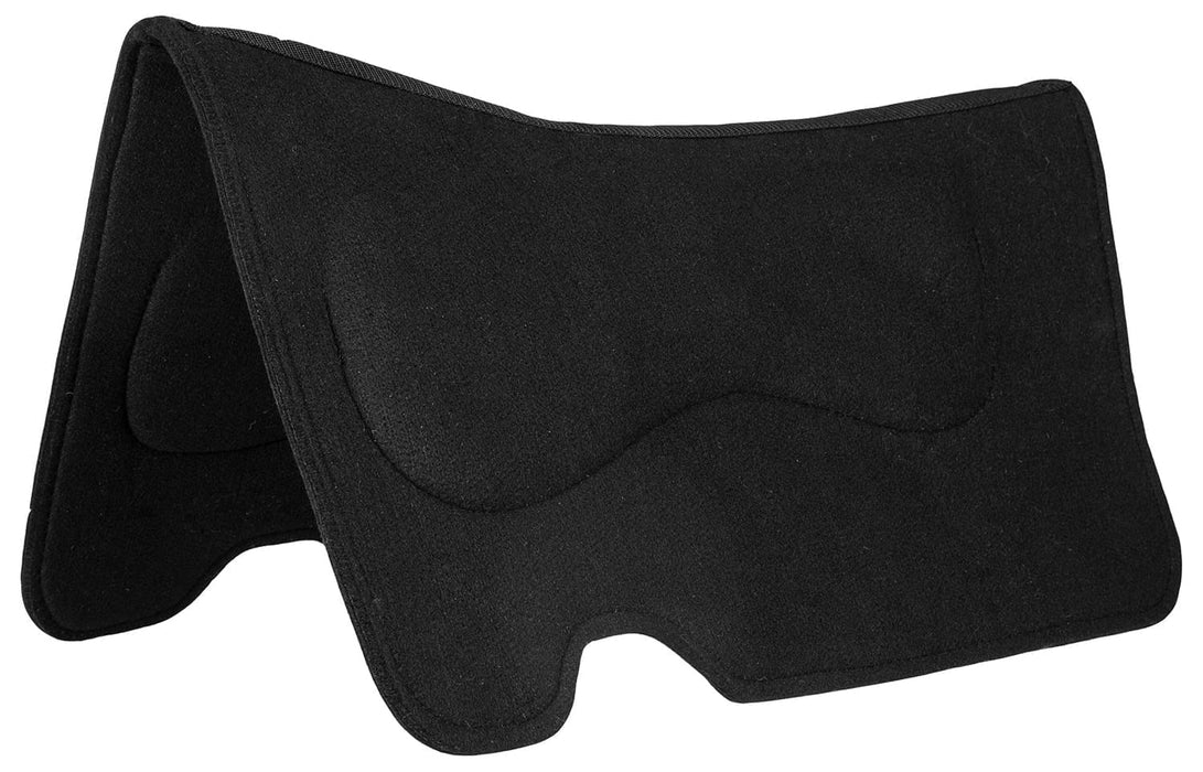 Mustang Contoured Kidney Wool Insert Pad Liner - Black  