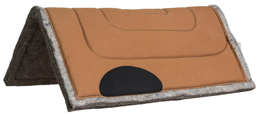 Mustang Pony Canvas Top Saddle Pad - Black  