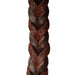 Poplar Head Premium Oiled Harness Leather Bleeding Heart Curb Strap - Brown  