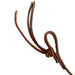 Poplar Head Saddlery Oiled Harness Leather Pineapple Knot Roping Rein, 5/8" x 7' - Brown  