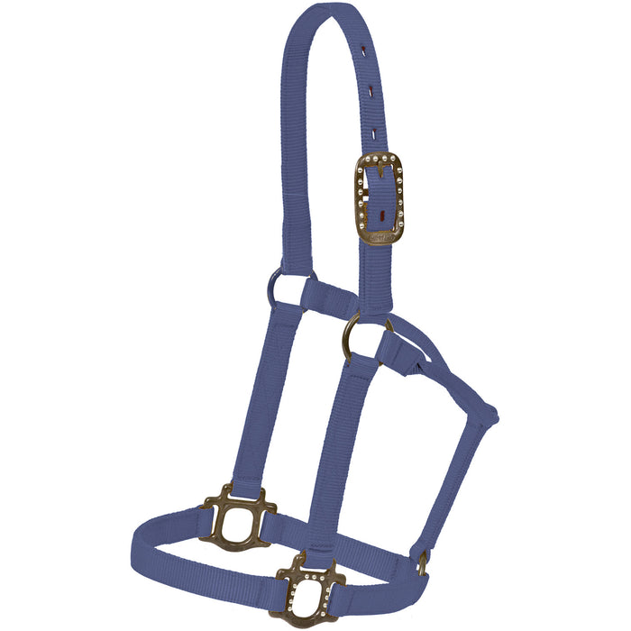 Mustang Nylon Halter with Antique Dot Hardware Size Horse