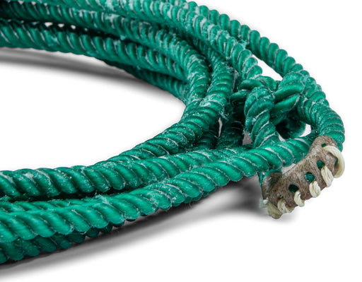 Mustang Little Looper Kids Rope w/ Rawhide Burner - Kelly Green  