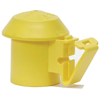 T-Post Top'Rs - T-Post Top'Rs, yellow (pkg of 10)  