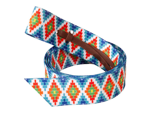 Mustang Fashion Print Nylon Tie Strap, 6' - Beaded Aztec  