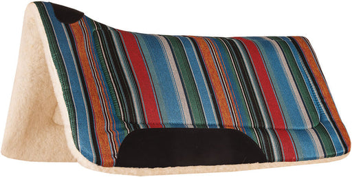 Mustang Sierra Herculon Contoured Saddle Pad, 32" x 32" - Serape  