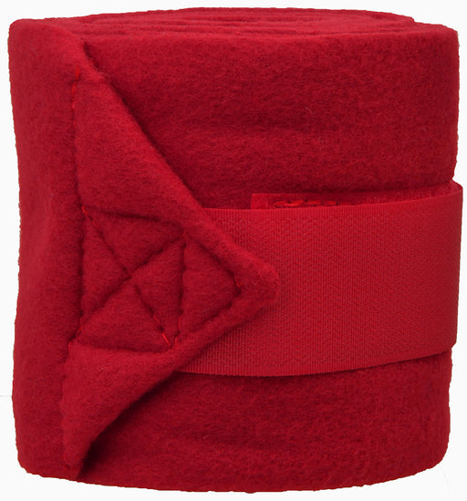 Mustang Polo Wraps set of 4, 4 1/4"W x 9'L  - Red  