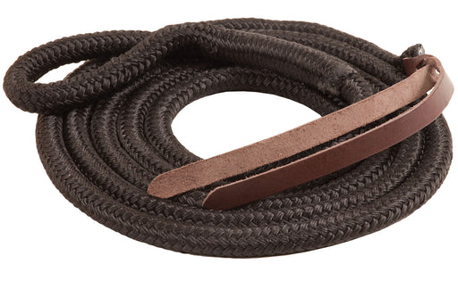 Mustang Eye Slide Poly Lead Rope - Black  