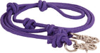 Mountain Rope 8' Knotted Barrel Rein - Purple  