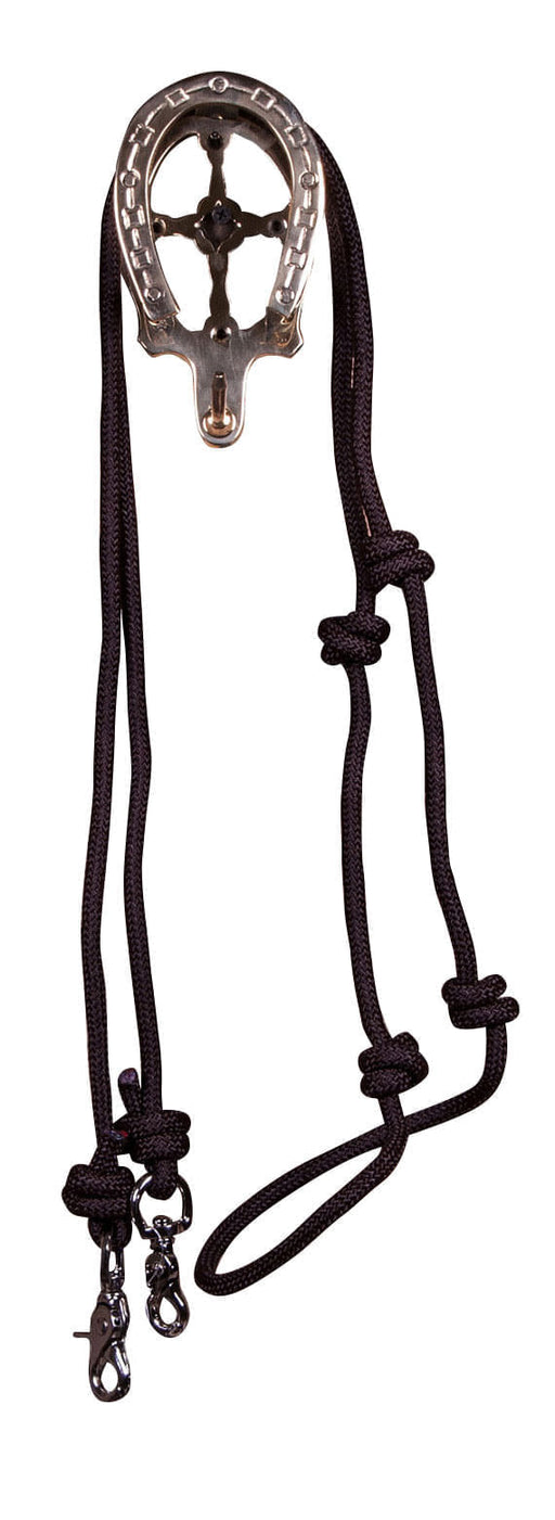 Mountain Rope 8' Knotted Barrel Rein - Brown  