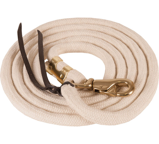 Pima Cotton Leads - Pima Cotton Lead (5/8" X 10', Brass Plated Bull Snap)  