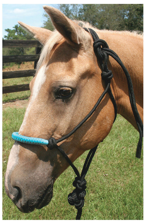 Jeffers Solid Nose Rope Halter - Tan  