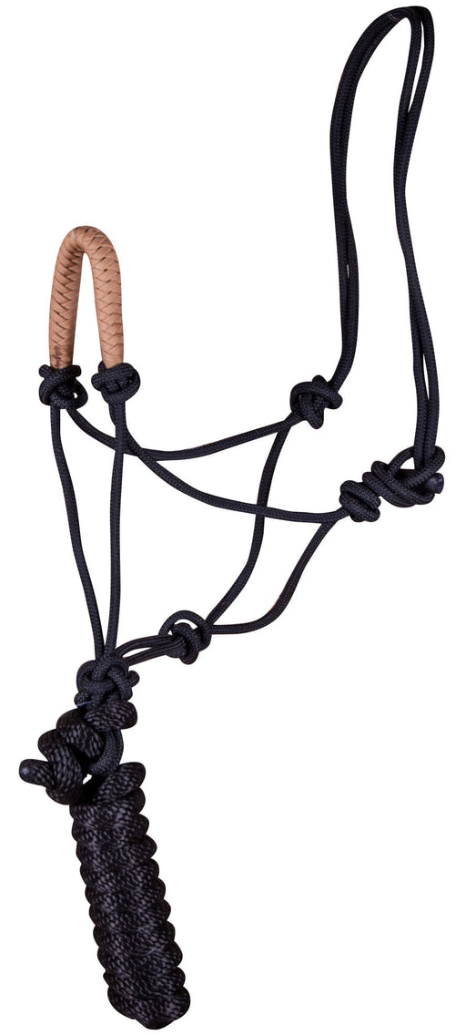 Jeffers Solid Nose Rope Halter - Tan  