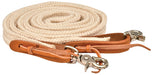 Flat Braided Poly Roping Rein, 1" x 7' - Flat Braided Poly Roping Rein, 1" x 7'  