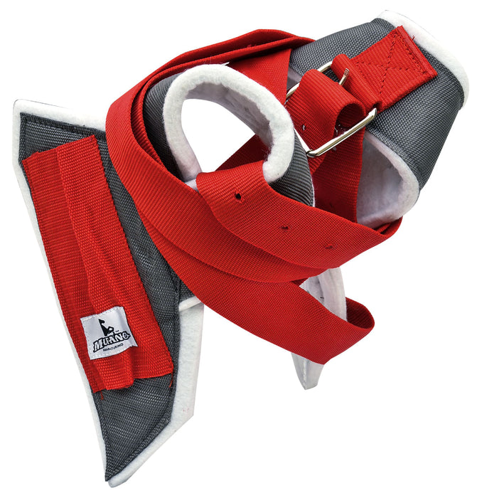 Mustang Stinger Horn Wrap - Red/Silver  