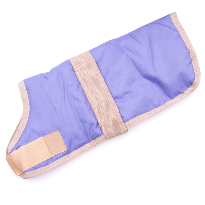 8" Ripstop Dog Blanket for Small Dogs - Aster Purple/Natural  