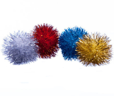 Tinsel Balls, each - Tinsel Ball, each  