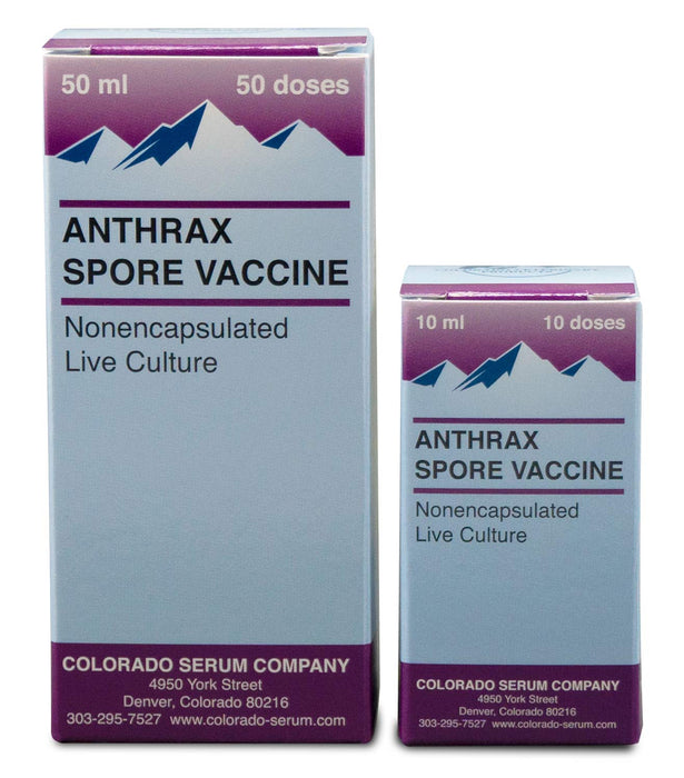 Anthrax Spore Vaccine - 50 Dose  