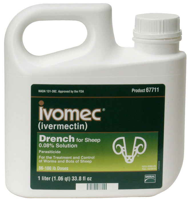 Ivomec Sheep Drench Dewormer - Ivomec Sheep Drench Dewormer, 1000 mL (1 L)  