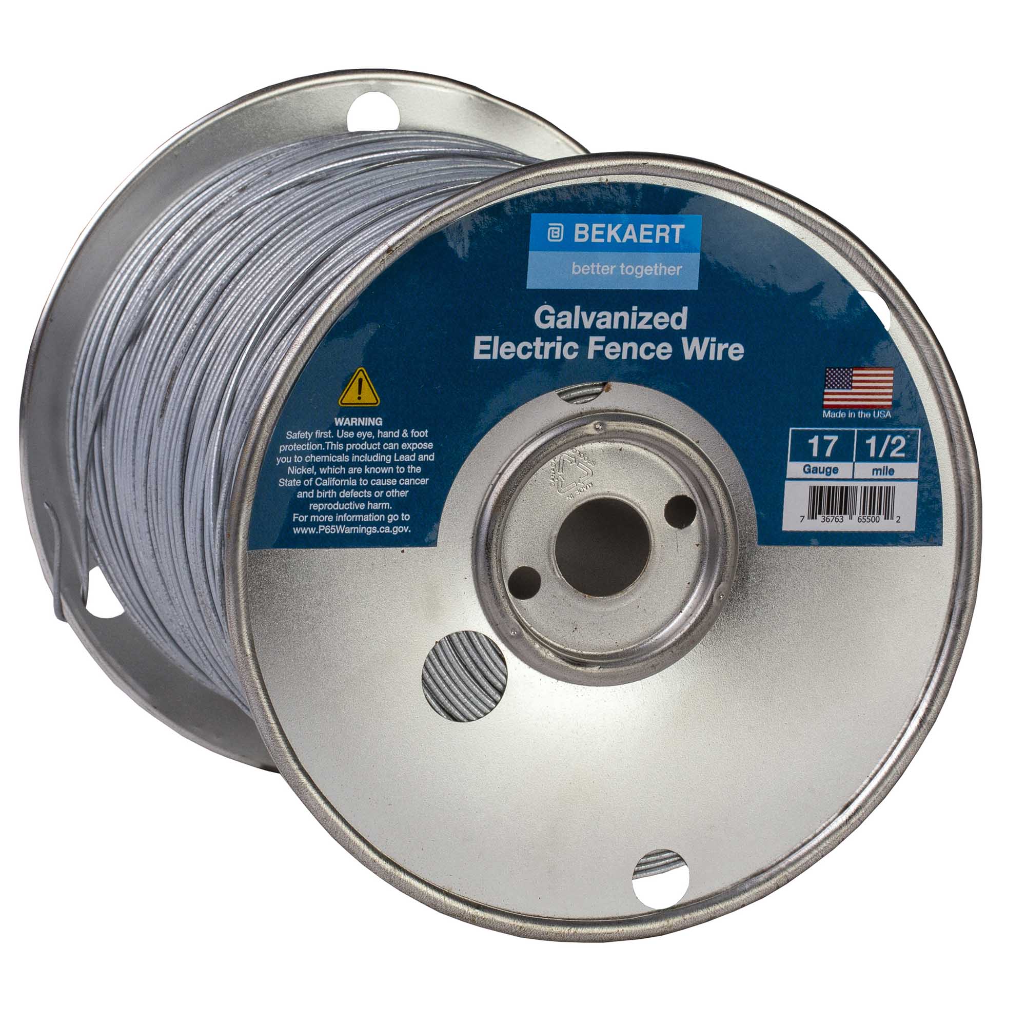 USA ELECTRIC FENCEプレート Bekaert 14 ga 2640' Electric Fence Wire — Jeffers