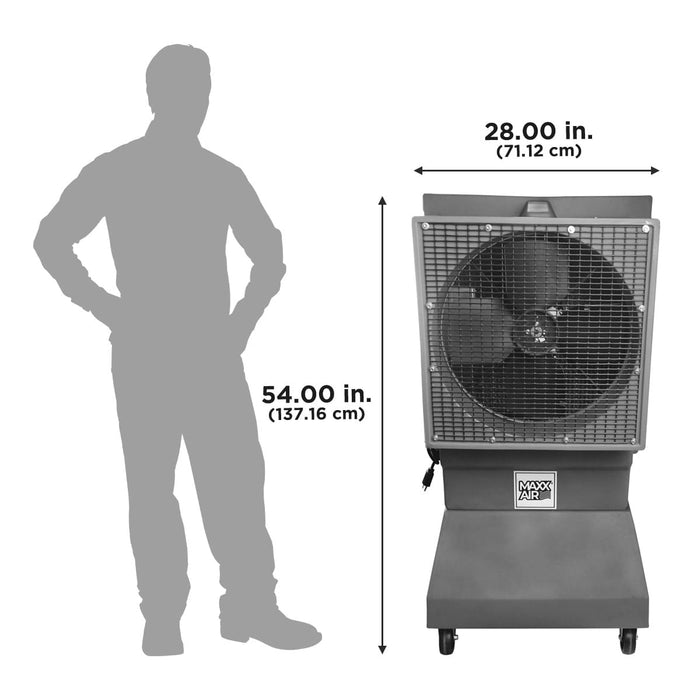 18' Variable Speed Evaporative Cooler for 900 Sq. Ft. - Jeffers - Farm & Ranch Supplies > Stable Supplies