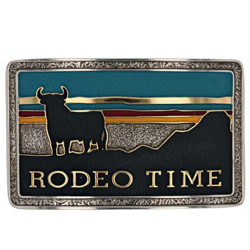 Dale Brisby Rodeo Time Southwestern Attitude Belt Buckle -   