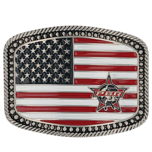 PBR American Pride Belt Buckle -   