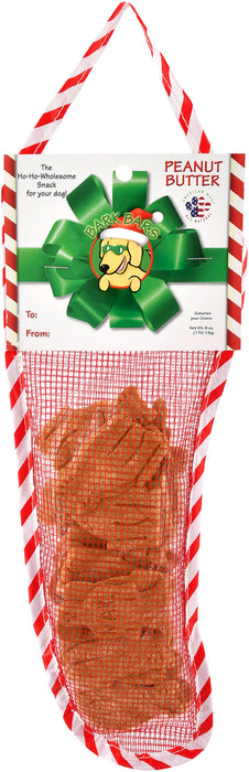 Bark Bars Christmas Stockings - Bark Bars Peanut Butter Christmas Stocking  