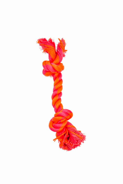 2 Knot Bone - Orange/Magenta 8" 