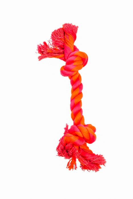 2 Knot Bone - Orange/Magenta 14" 