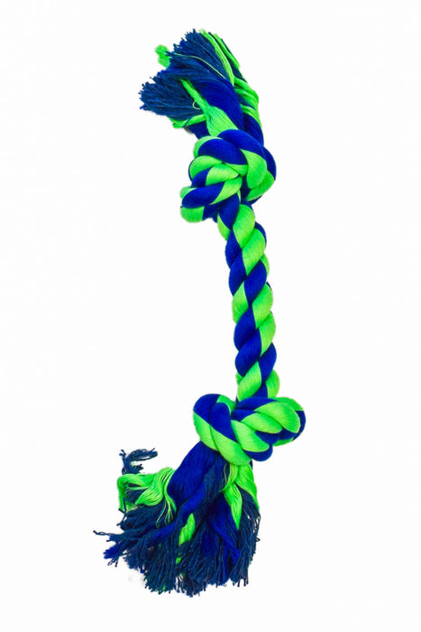 2 Knot Bone - Blue/Green 14" 