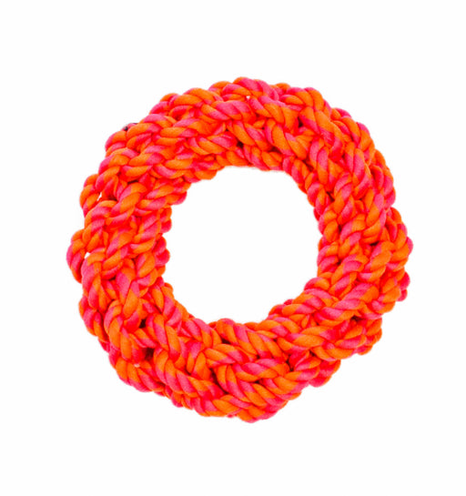 Ring Toy, 7" - Orange/Magenta  