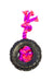 Tire with Rope Toy - Purple/Magenta 5.5" 