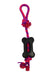 Bone with Rope Handle Toy - Purple/Magenta  