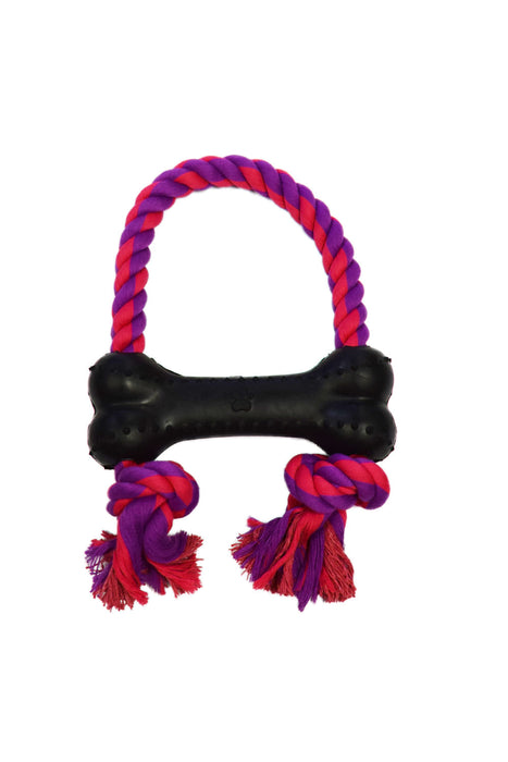 Round Bone with Handle Toy - Purple/Magenta  