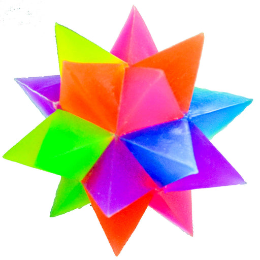 Blinking Star Ball, 2.8" -   