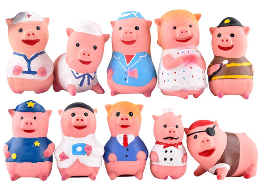 Little Piggies Latex Dog Toys (assorted) -   