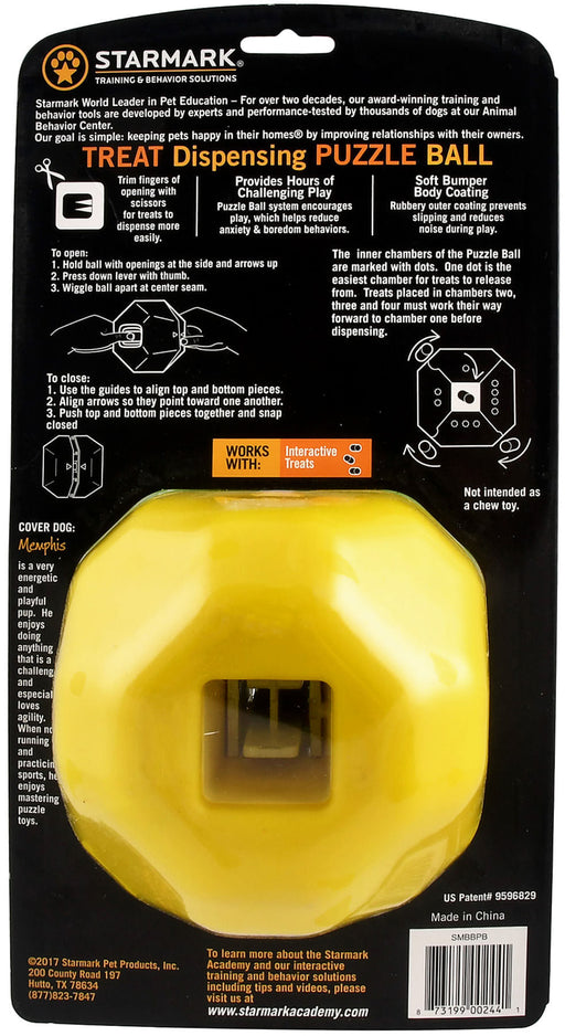 Treat Dispensing Puzzle Ball by Starmark -   