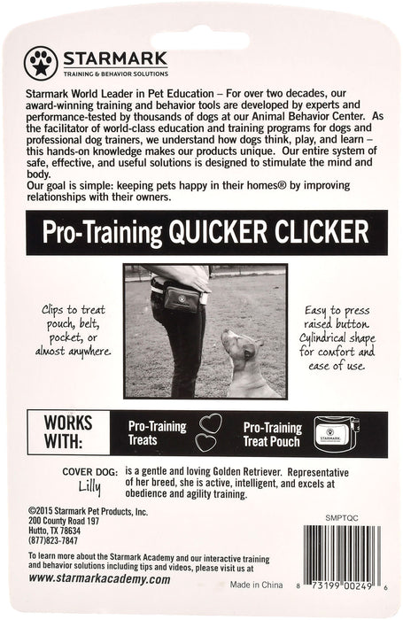 Starmark Pro-Training Quicker Clicker -   