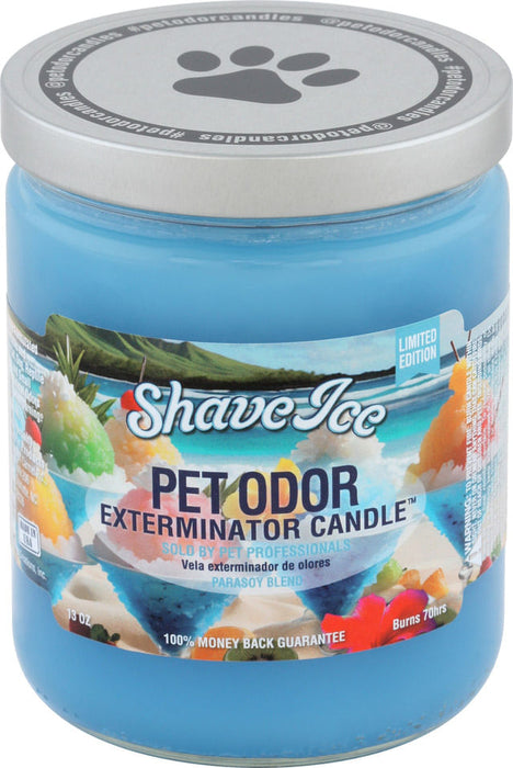 Pet Odor Exterminator Candle, Shave Ice, 13 oz - Shave Ice 13oz 