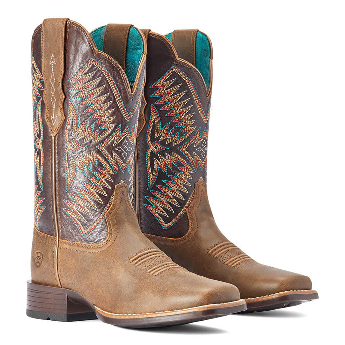 Ariat Women's Odessa StretchFit Western Boot, Fateful Brown - 11  