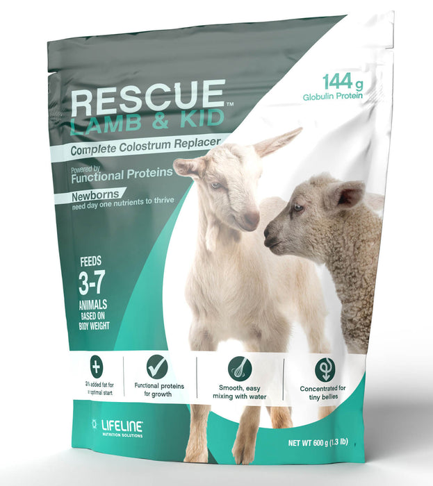 LIFELINE Rescue Lamb & Kid Complete Colostrum Replacer - Vanilla pouch 