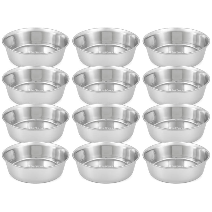 ss-hvy-wgt-bowl-1-2-pint-78010 - 30 oz Heavyweight Stainless Steel Bowl, 12 Pack