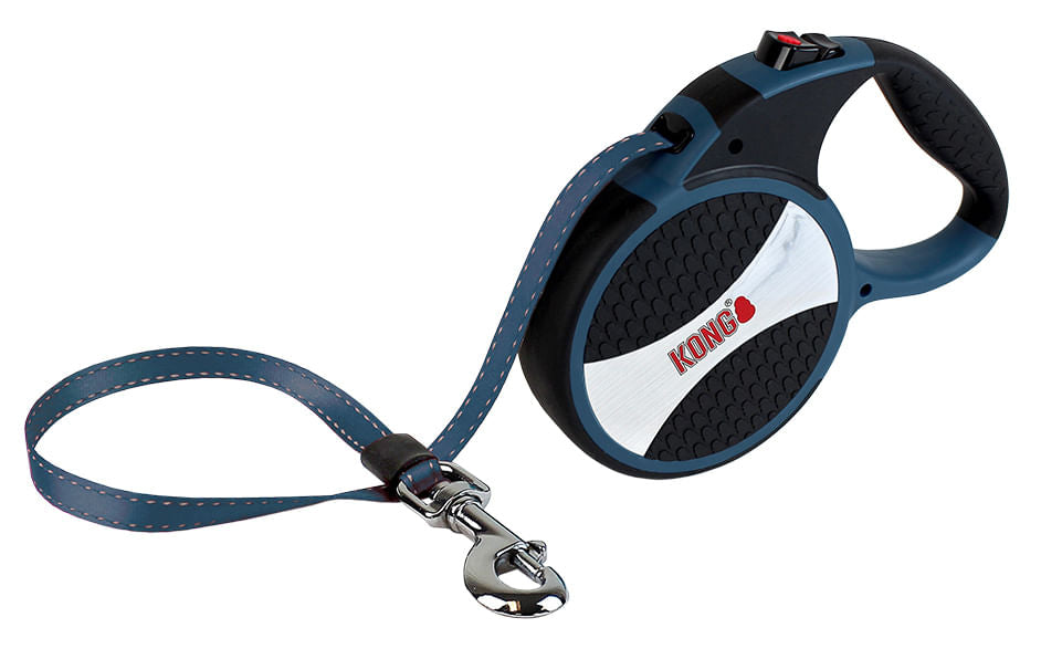 KONG Explore Retractable Leash - Blue  