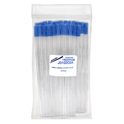 Pipettes Infusion Pet 6" 25pk - Clear/Blue6" inch