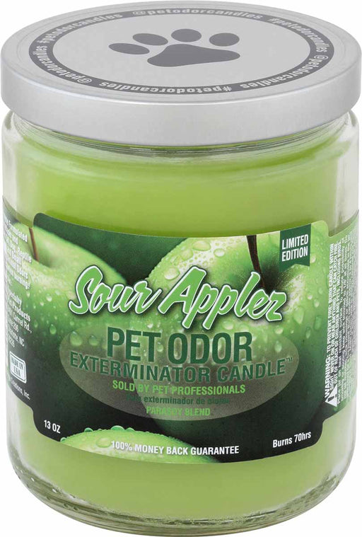 Pet Odor Exterminator Candle, Sour Applez Up, 13oz -   