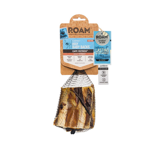 Roam Dog Treats Ossy Baby Backs 2pk, 1/4 Rack - See product for detailsOstrich2pk